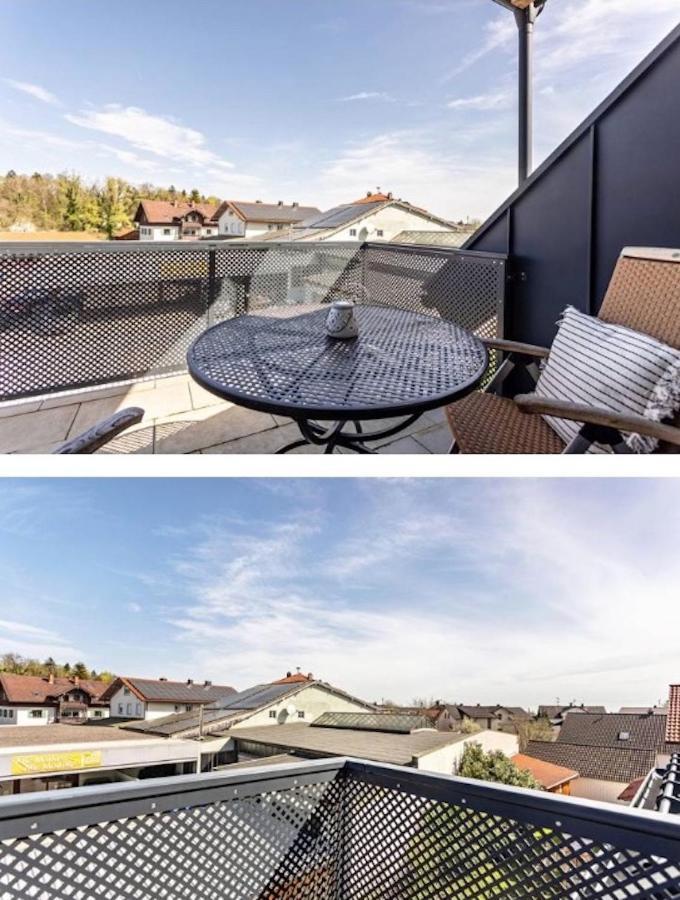 Terralpin Apartments - Charmante Dg Wohnung Mit Balkon Bruckmühl Kültér fotó